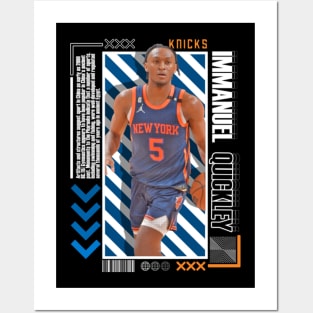 Immanuel Quickley Paper Poster Version 10 Posters and Art